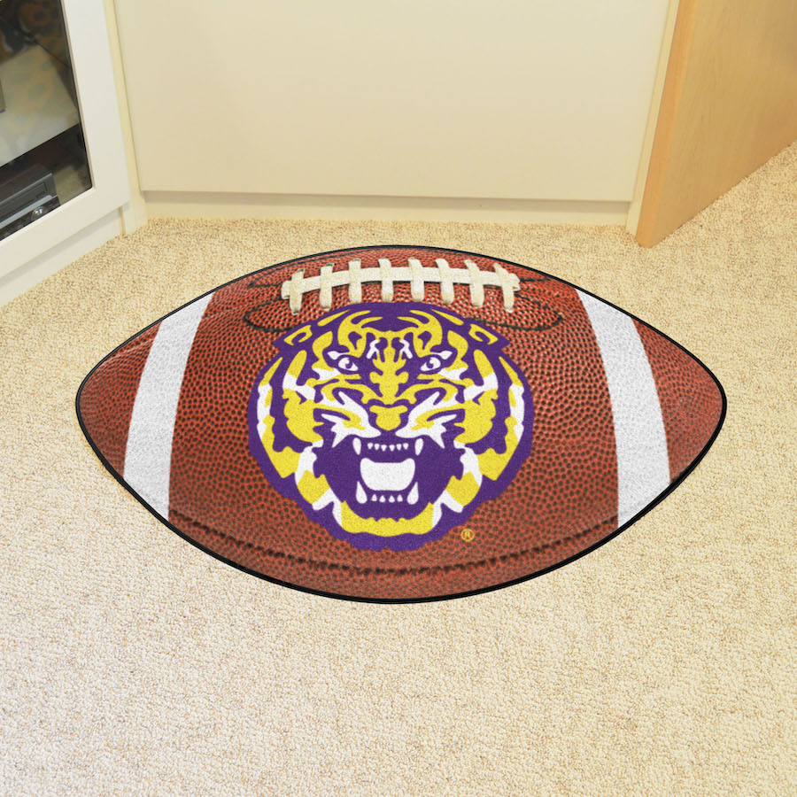 LSU Tigers ALT LOGO 22 x 35 Inch Football Mat