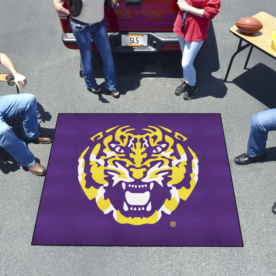 LSU Tigers ALT LOGO TAILGATER 60 x 72 Rug