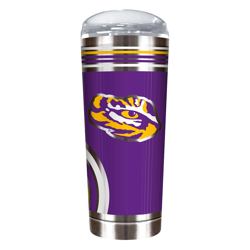 LSU Tigers Stainless Steel Water Bottle With Wrap