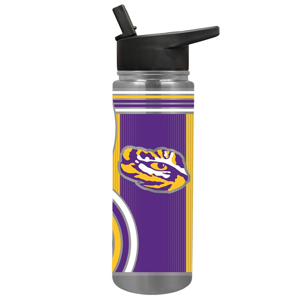 LSU Tigers COOL VIBES 24 oz Thirst Hydration Water Bottle