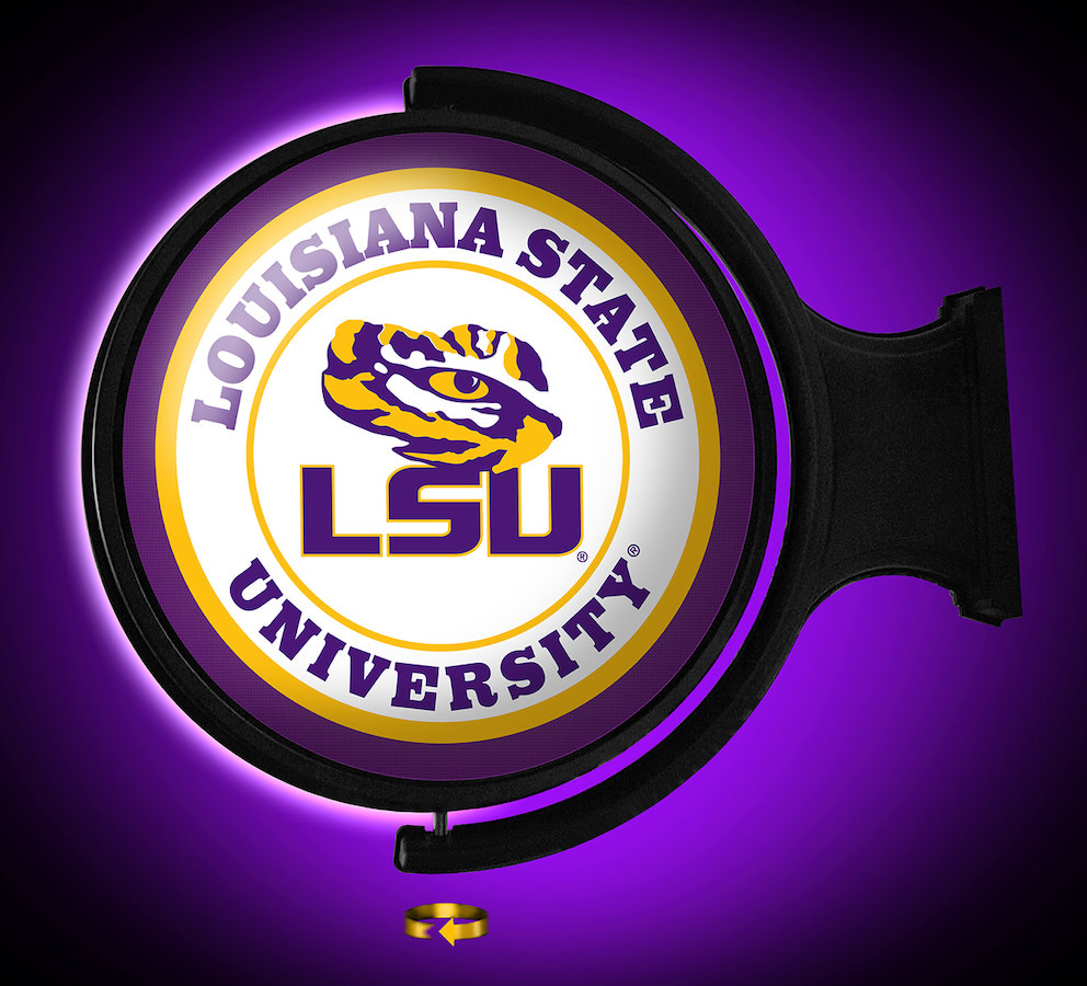 LSU Tigers LED Rotating Wall Sign ~ TIGERS EYE