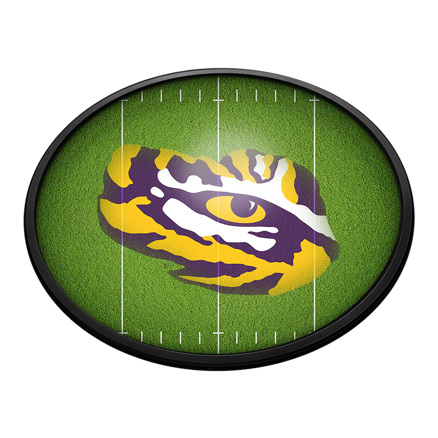 LSU Tigers ON THE 50 Slimline LED Wall Sign ~ OVAL