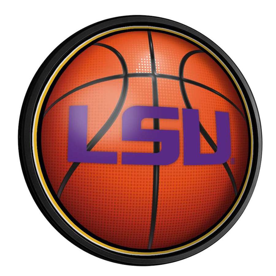 LSU Tigers Slimline LED Wall Sign ~ BASKETBALL