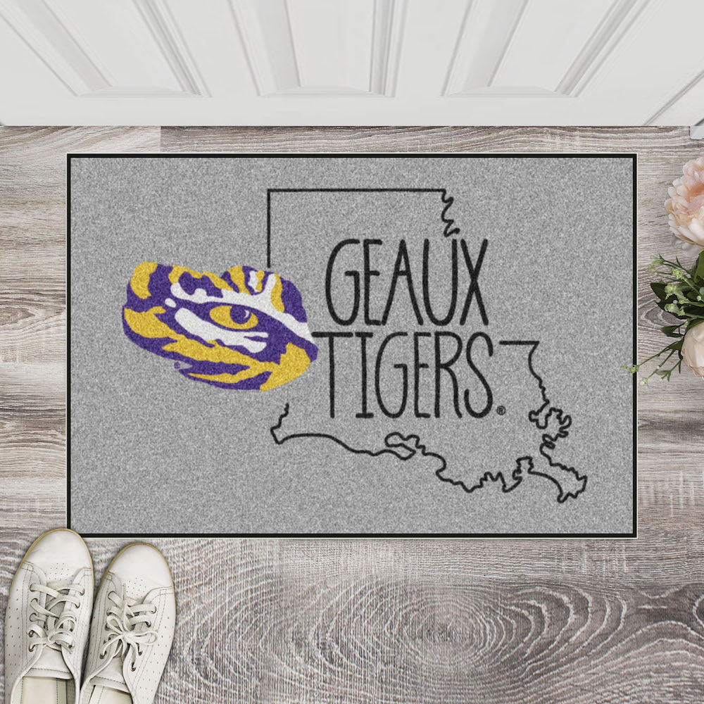 LSU Tigers SOUTHERN STYLE 20 x 30 STARTER Floor Mat