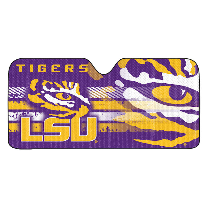 LSU Tigers AutoShade Folding Windshield Cover