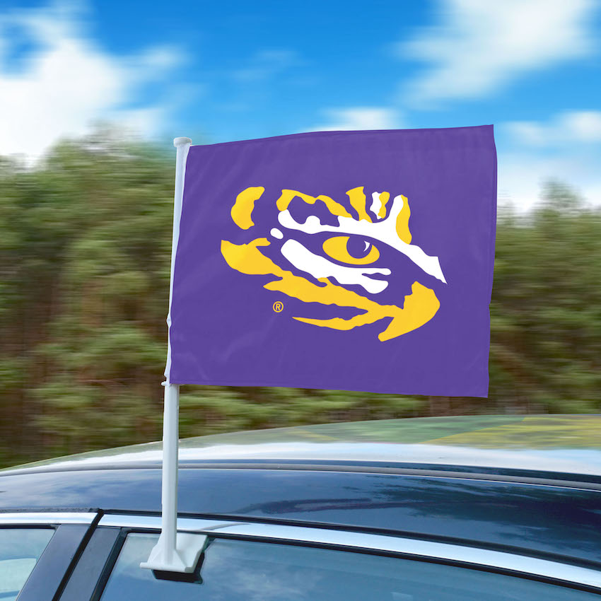 LSU Tigers Car Flag