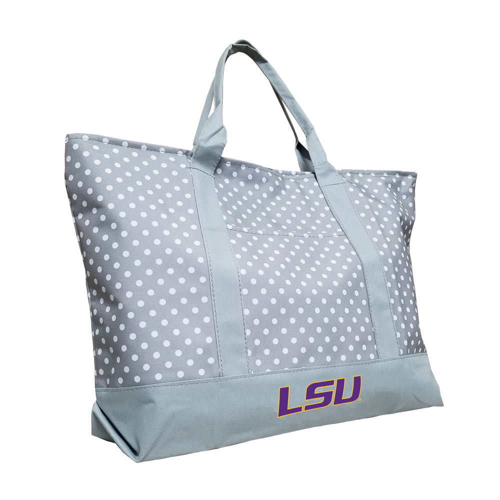 LSU Tigers Dot Tote Bag