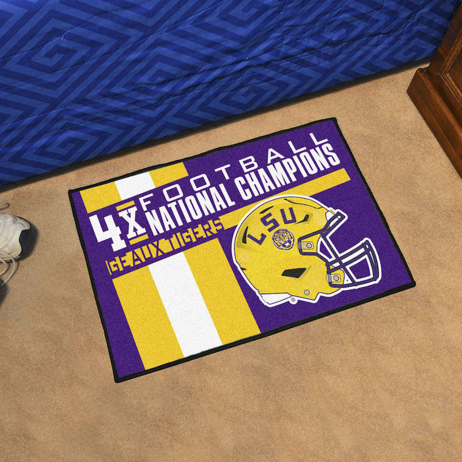 LSU Tigers 20 x 30 DYNASTY Starter Floor Mat