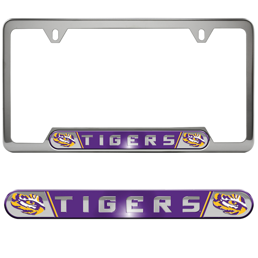 Carolina Panthers Embossed License Plate Frame