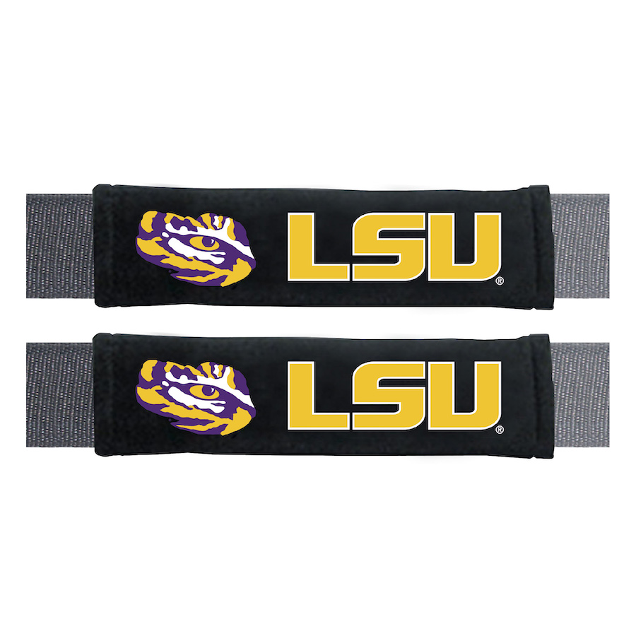 LSU Tigers Embroidered Seatbelt Pad (set of 2)