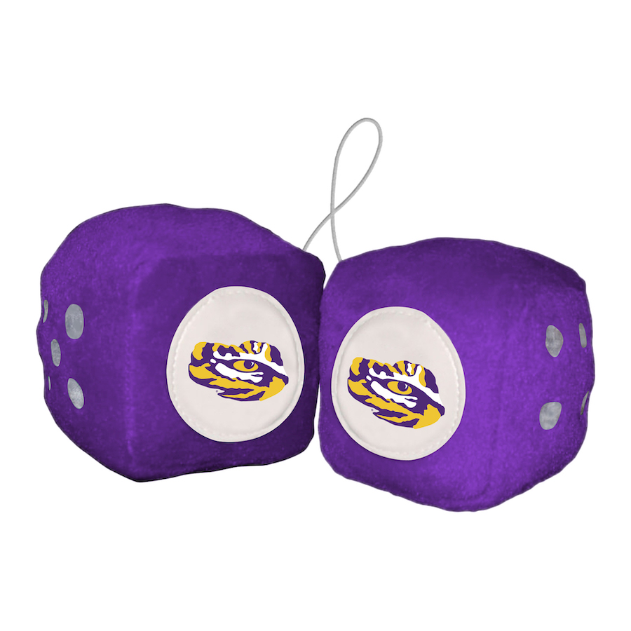 LSU Tigers Fuzzy Dice