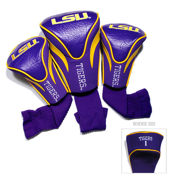 LSU Tigers 3 Pack Contour Headcovers