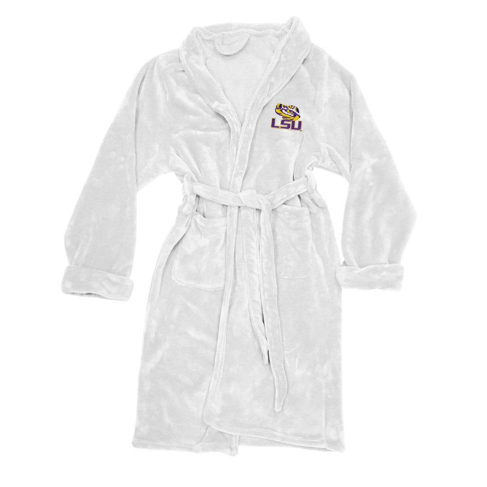 LSU Tigers Mens Silk Touch Bath Robe (L/XL)