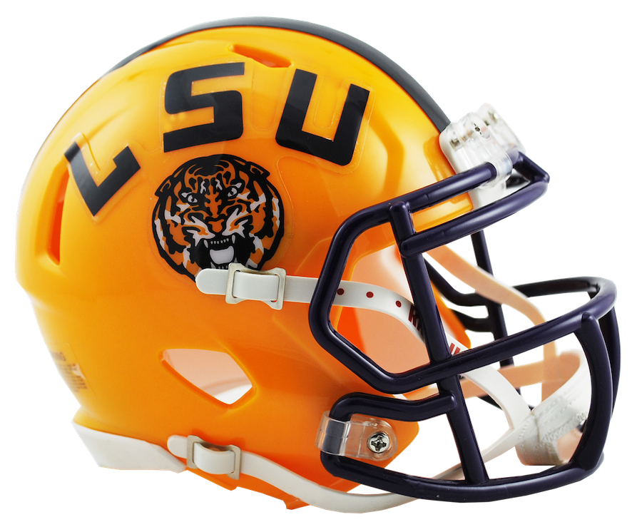 LSU Tigers NCAA Mini SPEED Helmet by Riddell