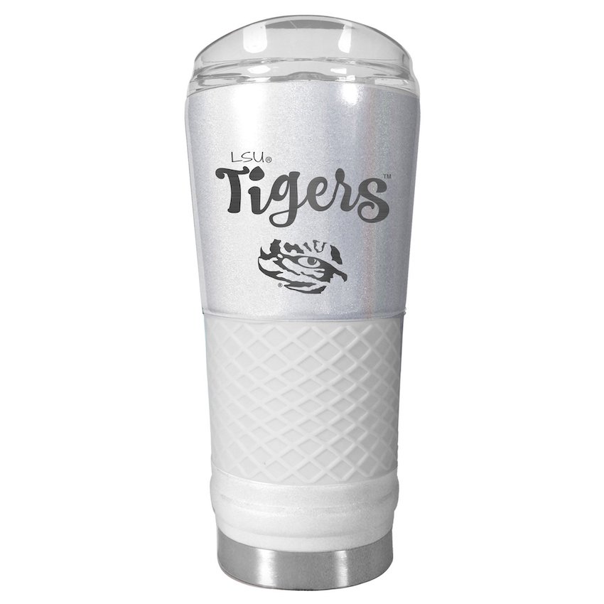 LSU Tigers 24 oz OPAL Draft Travel Tumbler