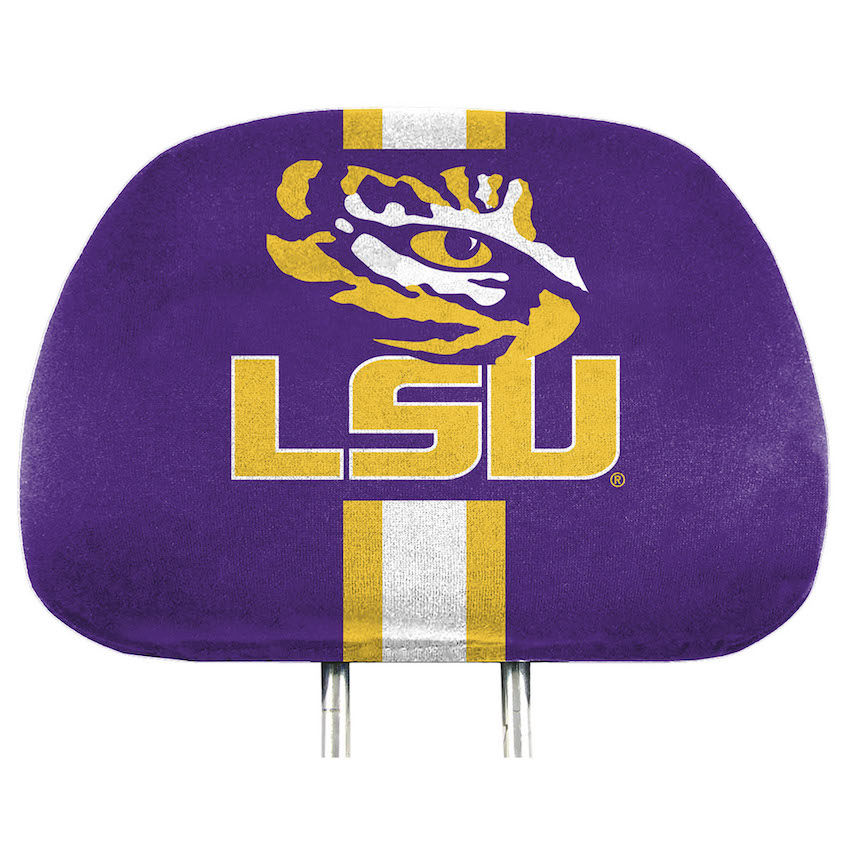 LSU Tigers Printed Head Rest Covers