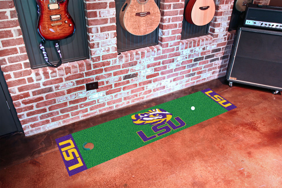 LSU Tigers Putting Green Mat 18 x 72