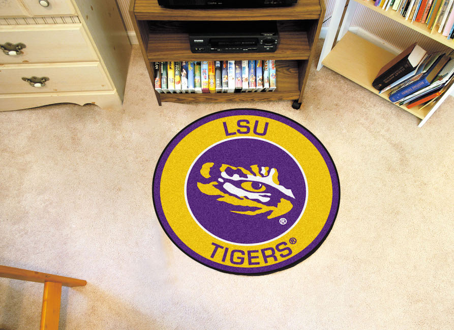 LSU Tigers Roundel Mat