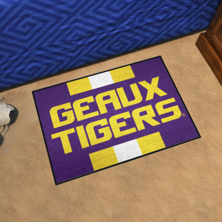 LSU Tigers SLOGAN 20 x 30 Starter Floor Mat