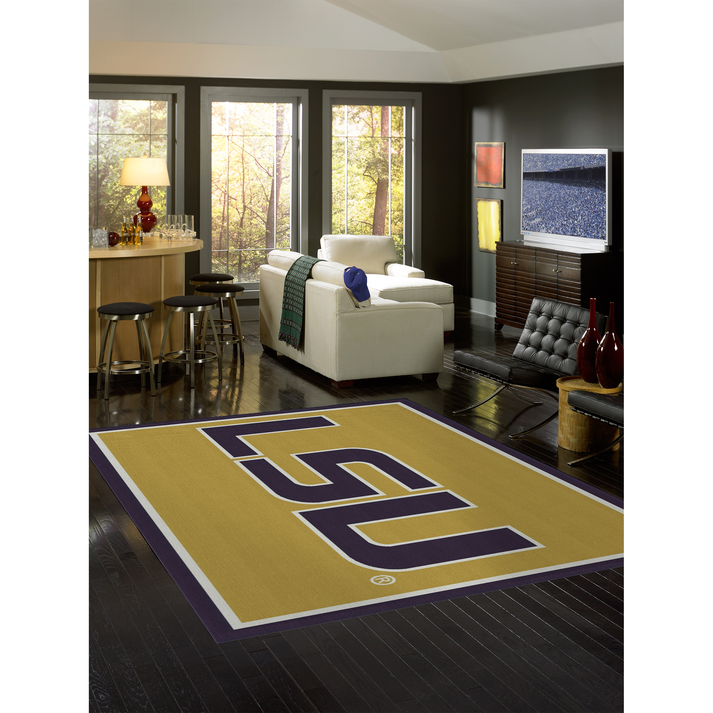 LSU Tigers 4 X 6 SPIRIT Rug