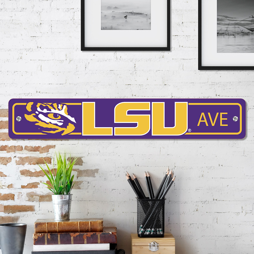 LSU Tigers Street Sign