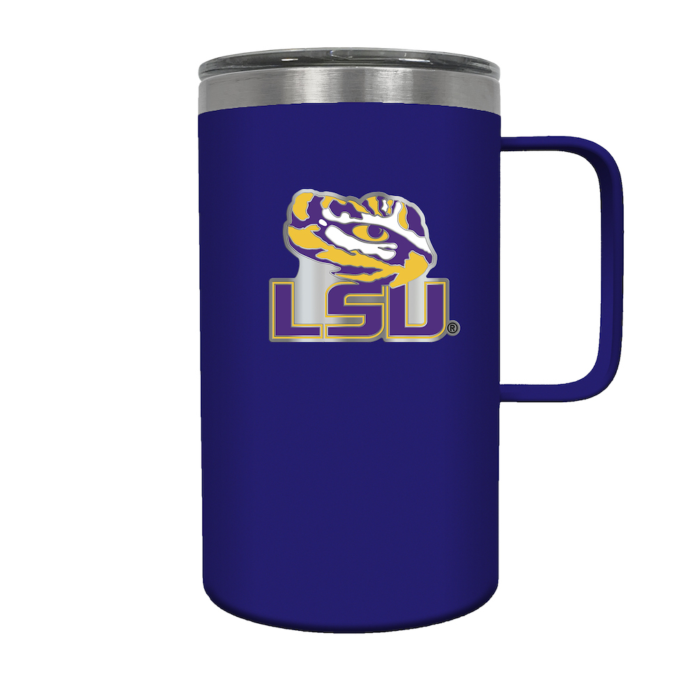 LSU Tigers 18 oz HUSTLE Travel Mug - Team Color