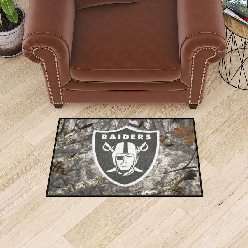 Las Vegas Raiders CAMO 20 x 30 Starter Floor Mat