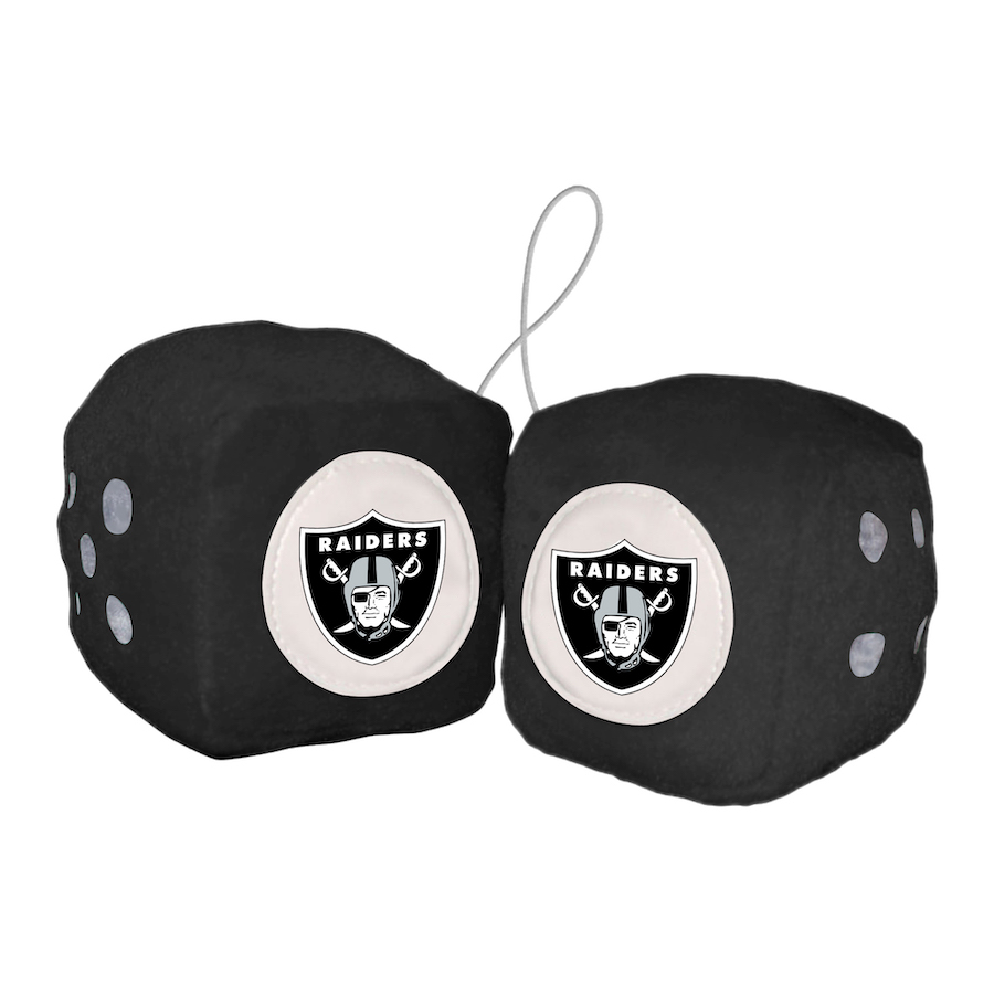 Las Vegas Raiders Fuzzy Dice