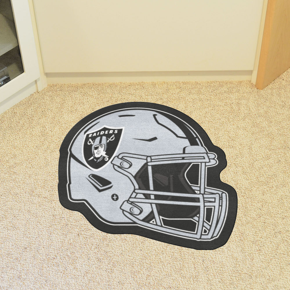 Las Vegas Raiders NFL HELMET Mascot Mat