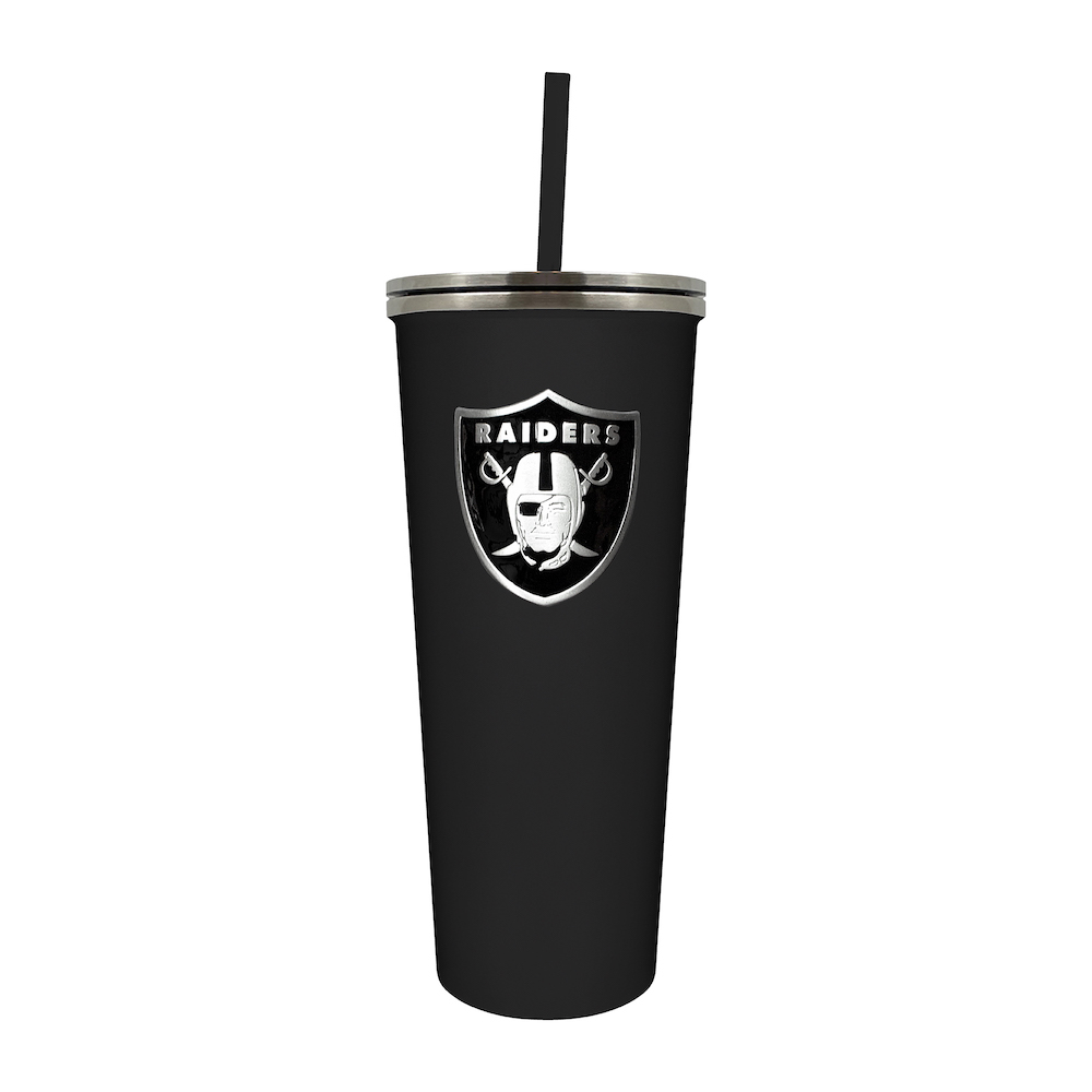 Las Vegas Raiders 24 oz Team Color Skinny Tumbler