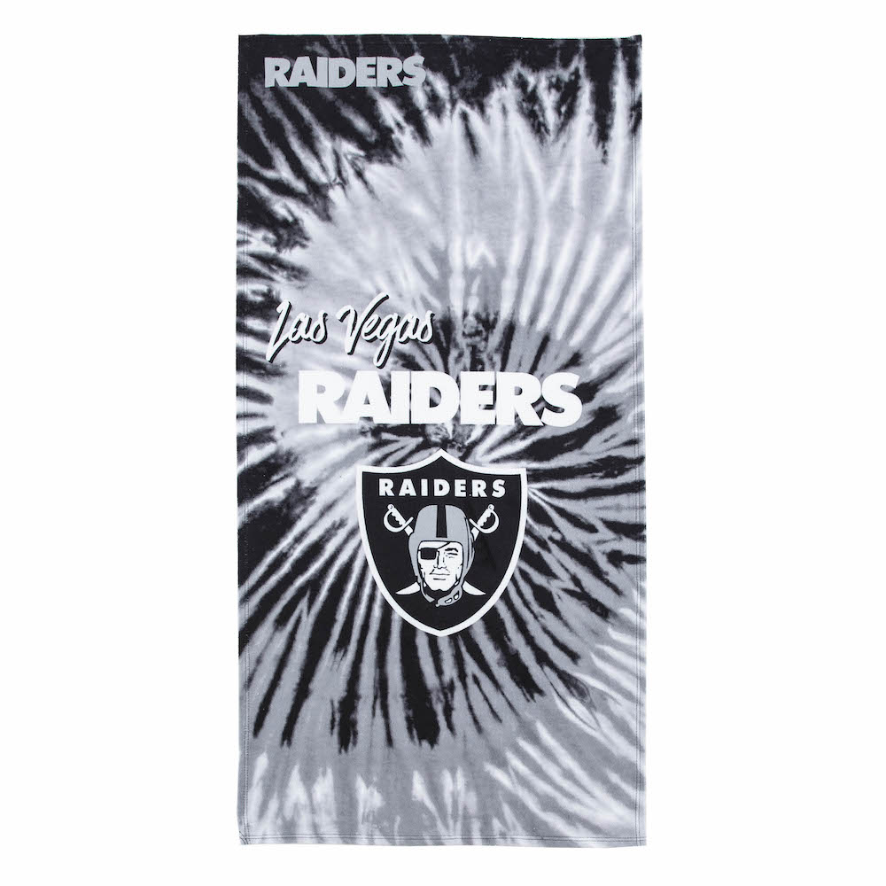 Las Vegas Raiders Pyschedelic 30x60 Beach Towel