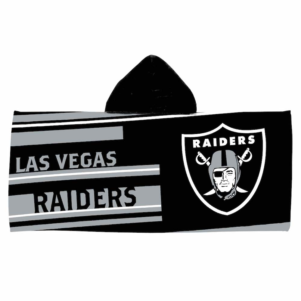 Las Vegas Raiders Youth Hooded Beach Towel