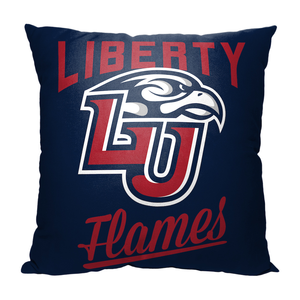 Liberty Flames ALUMNI Decorative Throw Pillow 18 x 18 inch