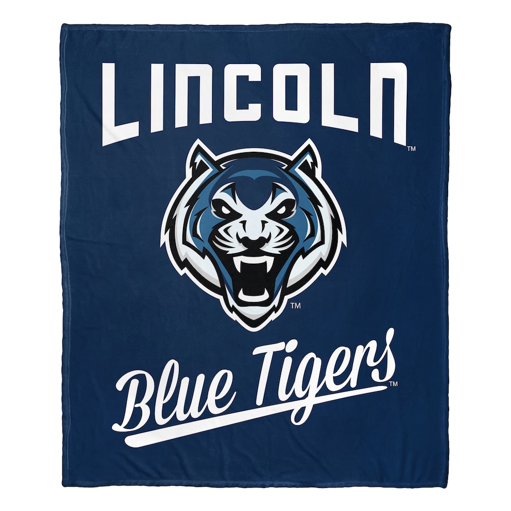 Lincoln Blue Tigers ALUMNI Silk Touch Throw Blanket 50 x 60 inch