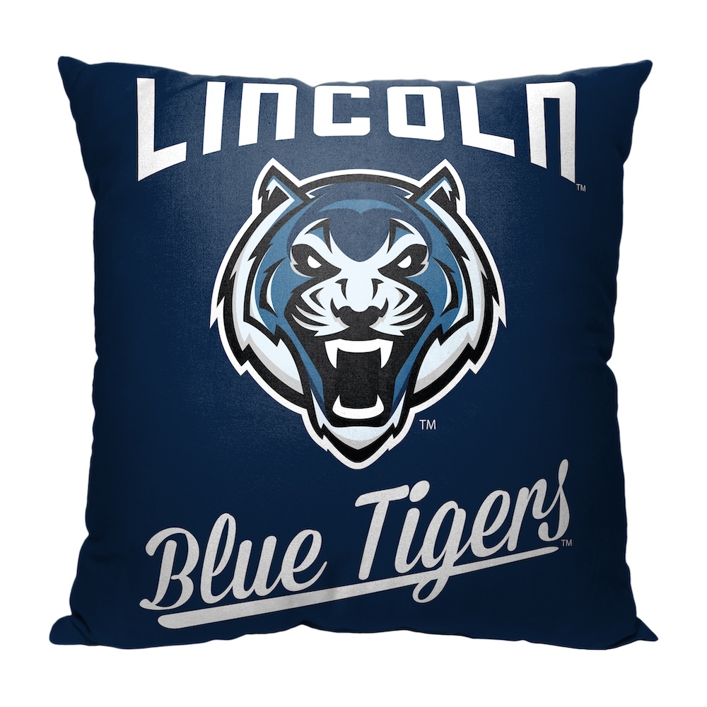 Lincoln Blue Tigers ALUMNI Decorative Throw Pillow 18 x 18 inch