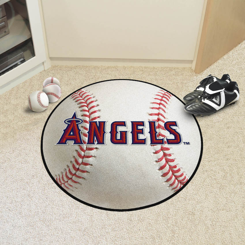 Los Angeles Angels ALT LOGO Round Baseball Mat