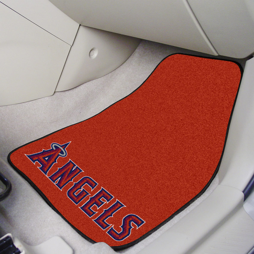 Los Angeles Angels ALT LOGO Car Floor Mats 18 x 27 Carpeted-Pair