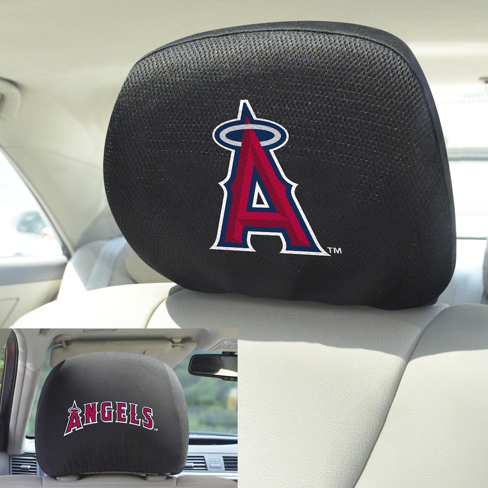 Los Angeles Angels Head Rest Covers
