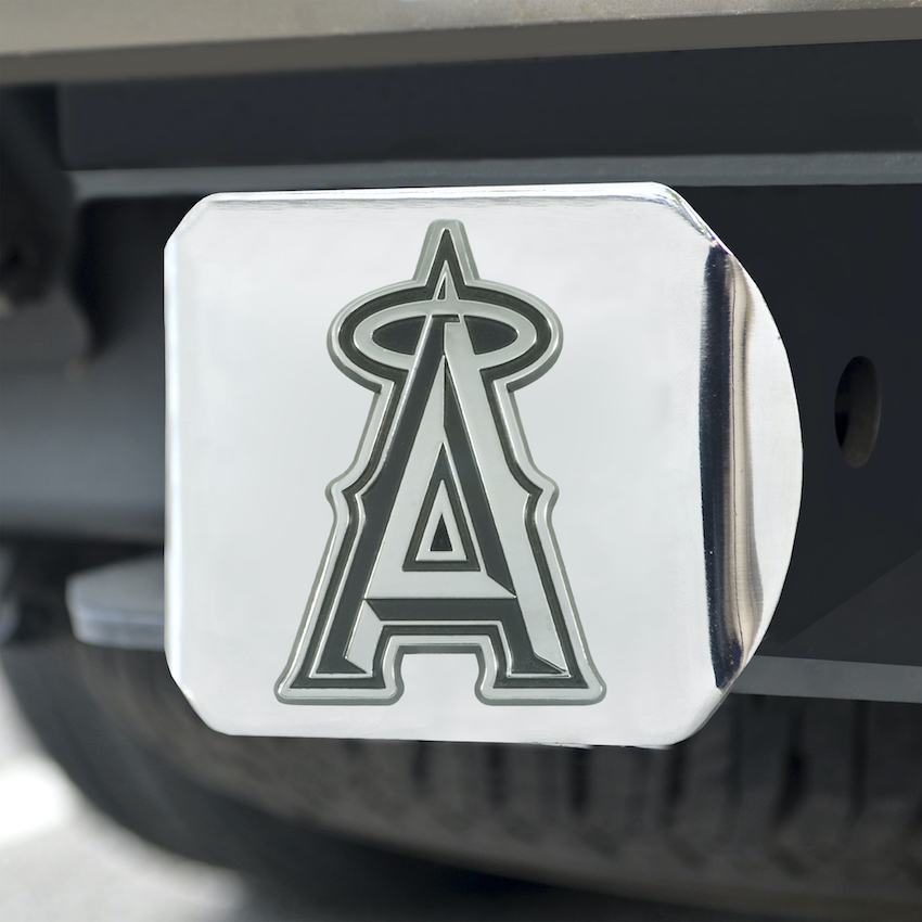 Los Angeles Angels Chrome Trailer Hitch Cover