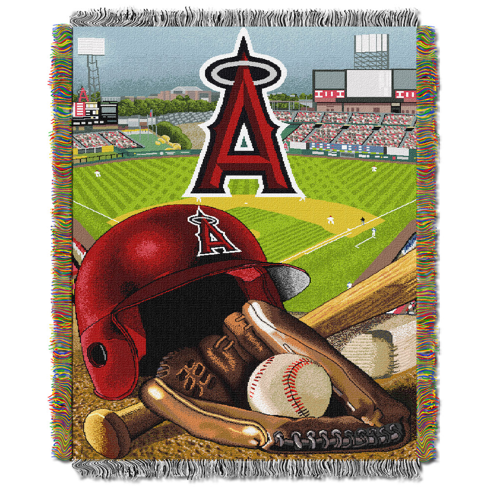 Los Angeles Angels Home Field Advantage Series Tapestry Blanket 48 x 60