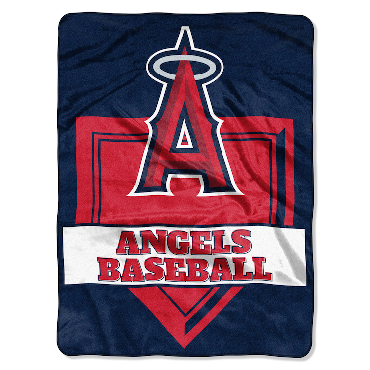 Los Angeles Angels Large Plush Fleece HOME PLATE 60 x 80 Blanket