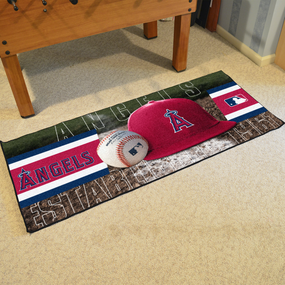 Los Angeles Angels 30 x 72 Baseball Carpet Runner