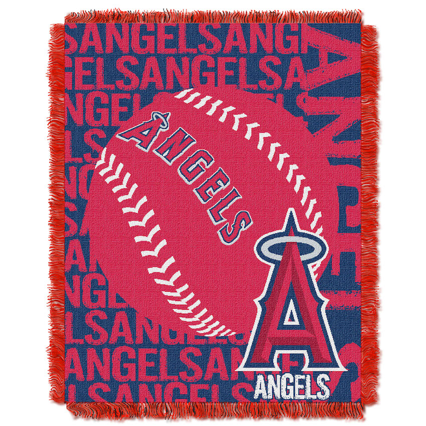 Los Angeles Angels MLB Double Play Tapestry Blanket 48 x 60