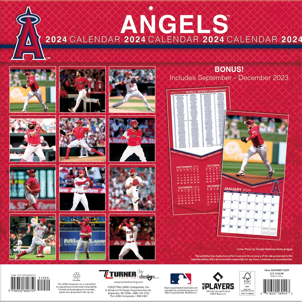 Los Angeles Angels 2025 NFL Team Wall Calendar