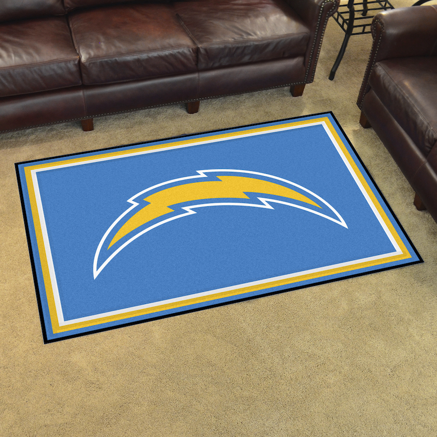 Los Angeles Chargers 4x6 Area Rug