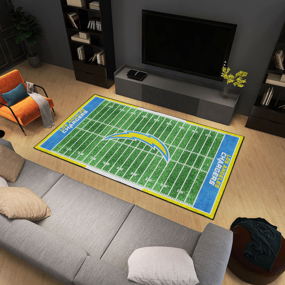 Los Angeles Chargers 6x10 Ft Ultra Plush Area Rug