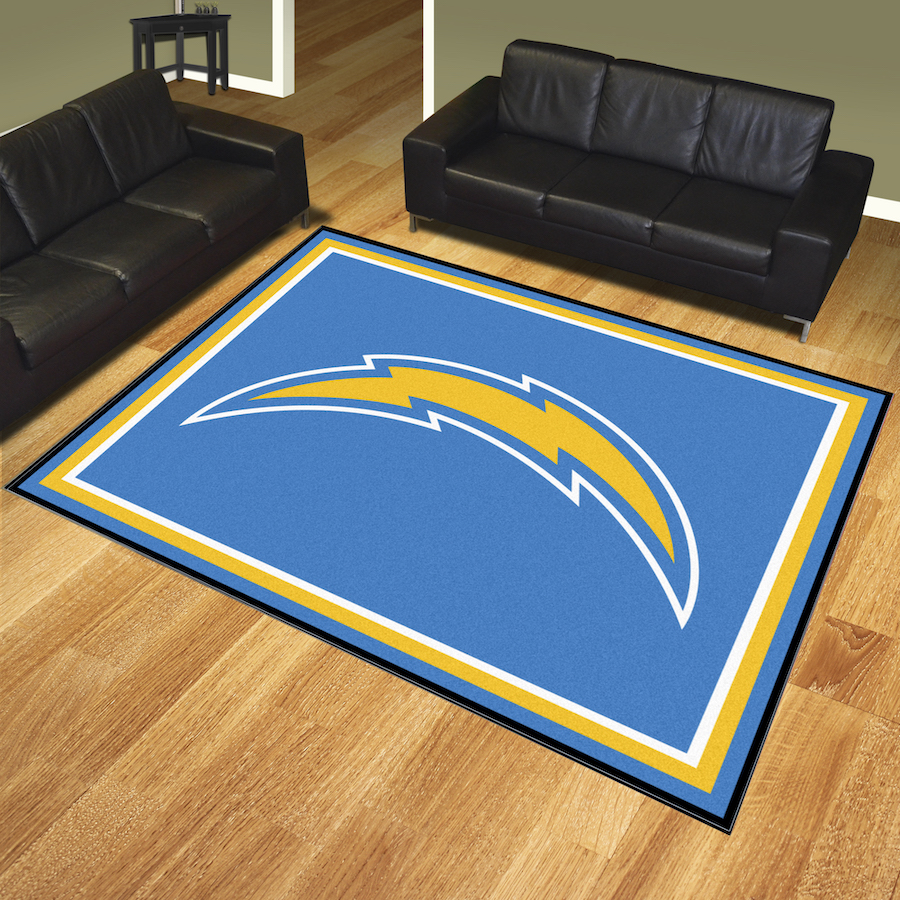 Los Angeles Chargers Ultra Plush 8x10 Area Rug