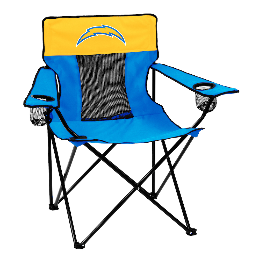 Los Angeles Chargers ELITE logo folding camp style chair