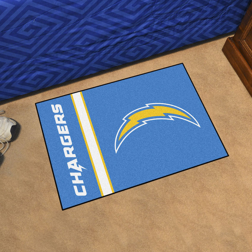 Los Angeles Chargers UNIFORM Themed Floor Mat