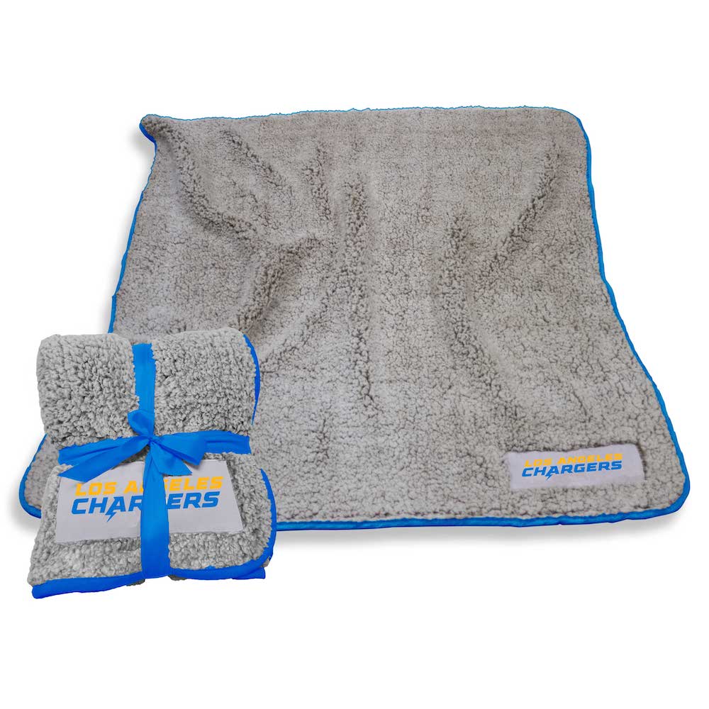 Los Angeles Chargers Frosty Throw Blanket
